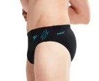 Speedo Men's Hyperboom Splice Briefs - Black/Bolt