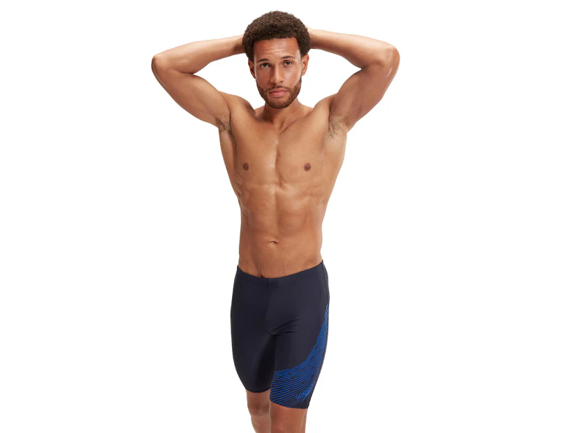 Speedo Men's Medley Logo Jammers - True Navy/True Cobalt