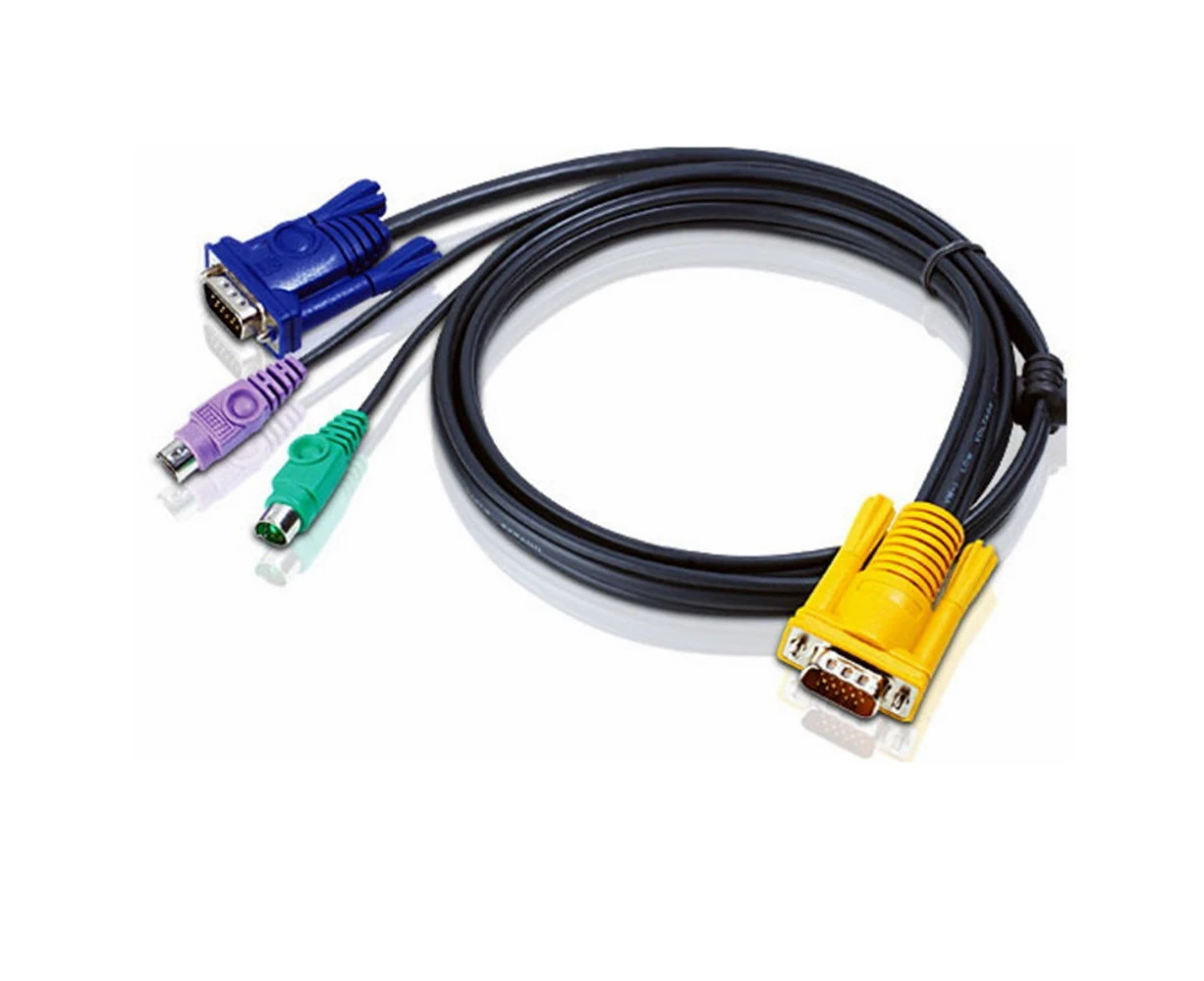 Aten KVM Cable 1.2m with VGA & PS/2 to 3in1 SPHD to suit CS7xE, CS13xx, CS17xxA, CS17xxi, CL5xxx, CL10xx, KL91xx, KN91xx