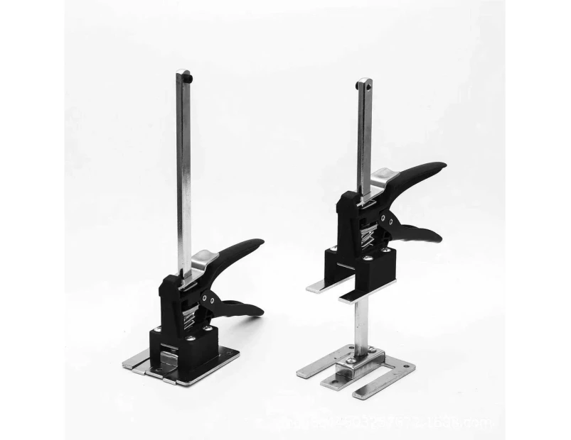 RYNOMATE 2 Pack Adjustable Labor Saving Arm Jack (Black)