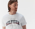 Tommy Hilfiger Men's Frederick Tee / T-Shirt / Tshirt - Optic White