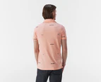 Tommy Hilfiger Men's Summer Essential Jersey Slim Fit Polo Shirt - Playful Peach