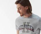 Tommy Hilfiger Men's Frederick Tee / T-Shirt / Tshirt - Grey Heather