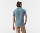 Tommy Hilfiger Men's Bradley Short Sleeve Slim Fit Polo Shirt - Lofty Blue