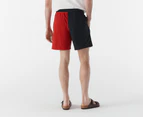 Tommy Hilfiger Men's Colourblock Swim Trunks / Board Shorts - Primary Red