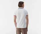 Tommy Hilfiger Men's Bradley Short Sleeve Slim Fit Polo Shirt - Fresh White