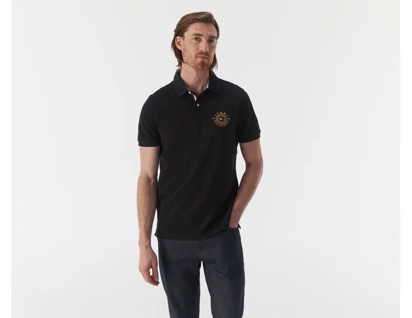 Tommy Hilfiger Men's Trevor Short Sleeve Polo Shirt - Dark Sable