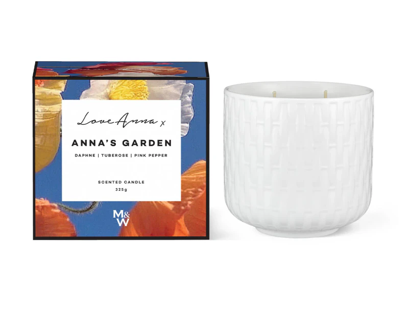 Love Anna Anna's Garden Daphne, Tuberose & Pink Pepper Scented Candle 325g