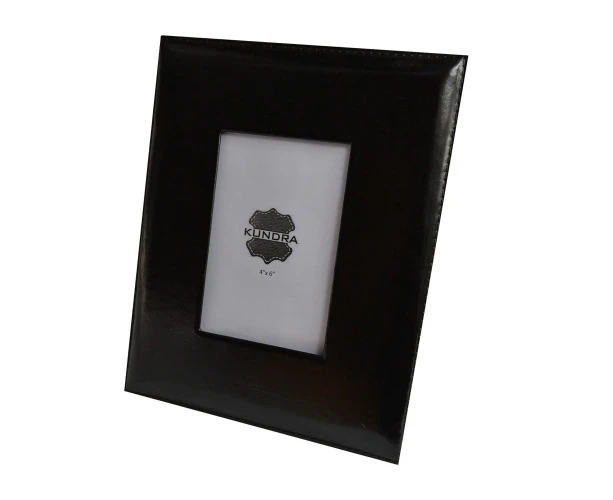 Leather Photo Frame - Black