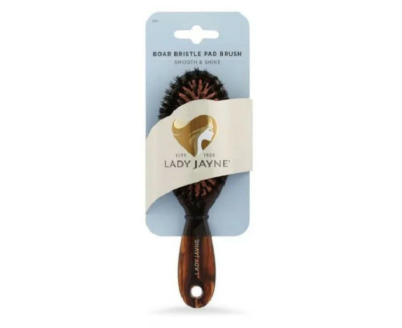 Lady Jayne Purse-Sized Boar Bristle Pad Brush