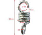 2Pcs Hanging Hooks Weight Spring Hammock Supported Spring Chair For Porch Chairs Hanging Swings