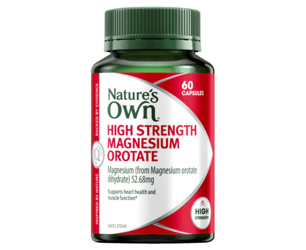 Natures Own High Strength Magnesium Orotate 60 Capsules