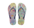 Havaianas Girls' My Little Pony Slim Thongs - Lemon Yellow