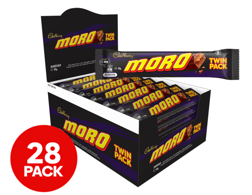 28 x Cadbury Moro Twin Pack 85g