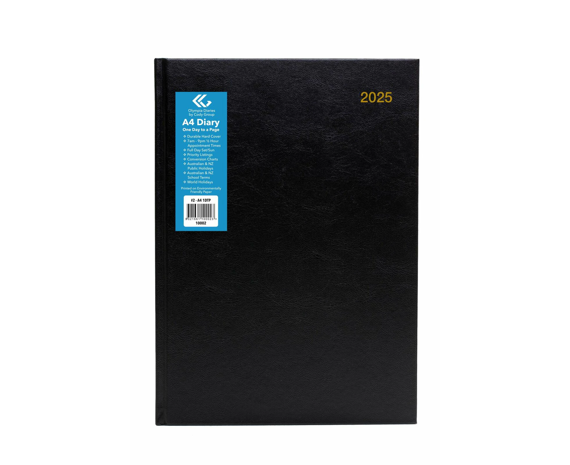 2025 Diary Olympia A4 Day to Page Hard Cover #2 10002