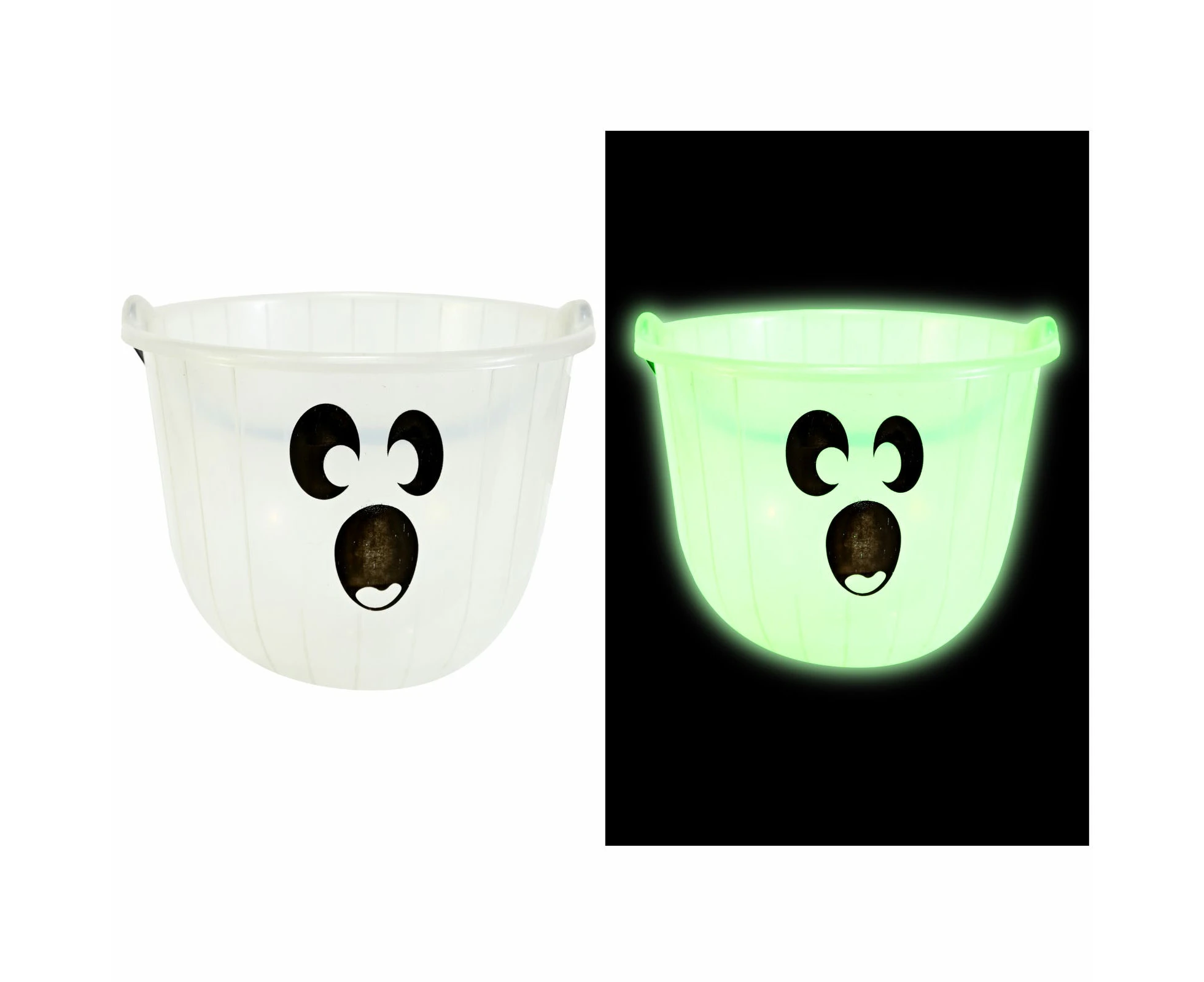 Glow In The Dark Ghost Trick or Treat Bucket