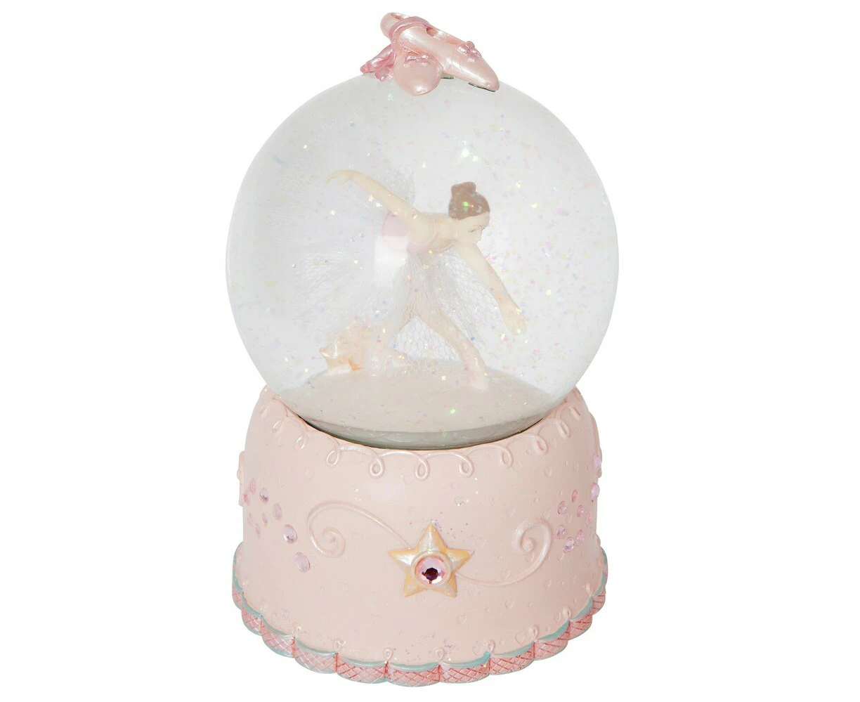 Russell Collection Resin Snow Globe - Ballerina with Music