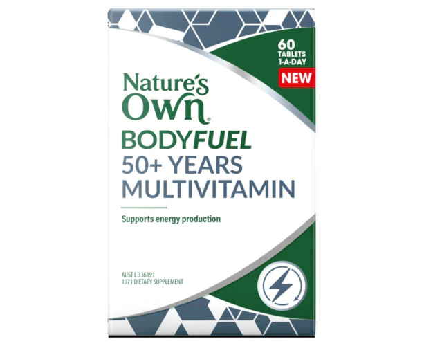 Natures Own Bodyfuel 50+ Years Multivitamin 60 Tablets