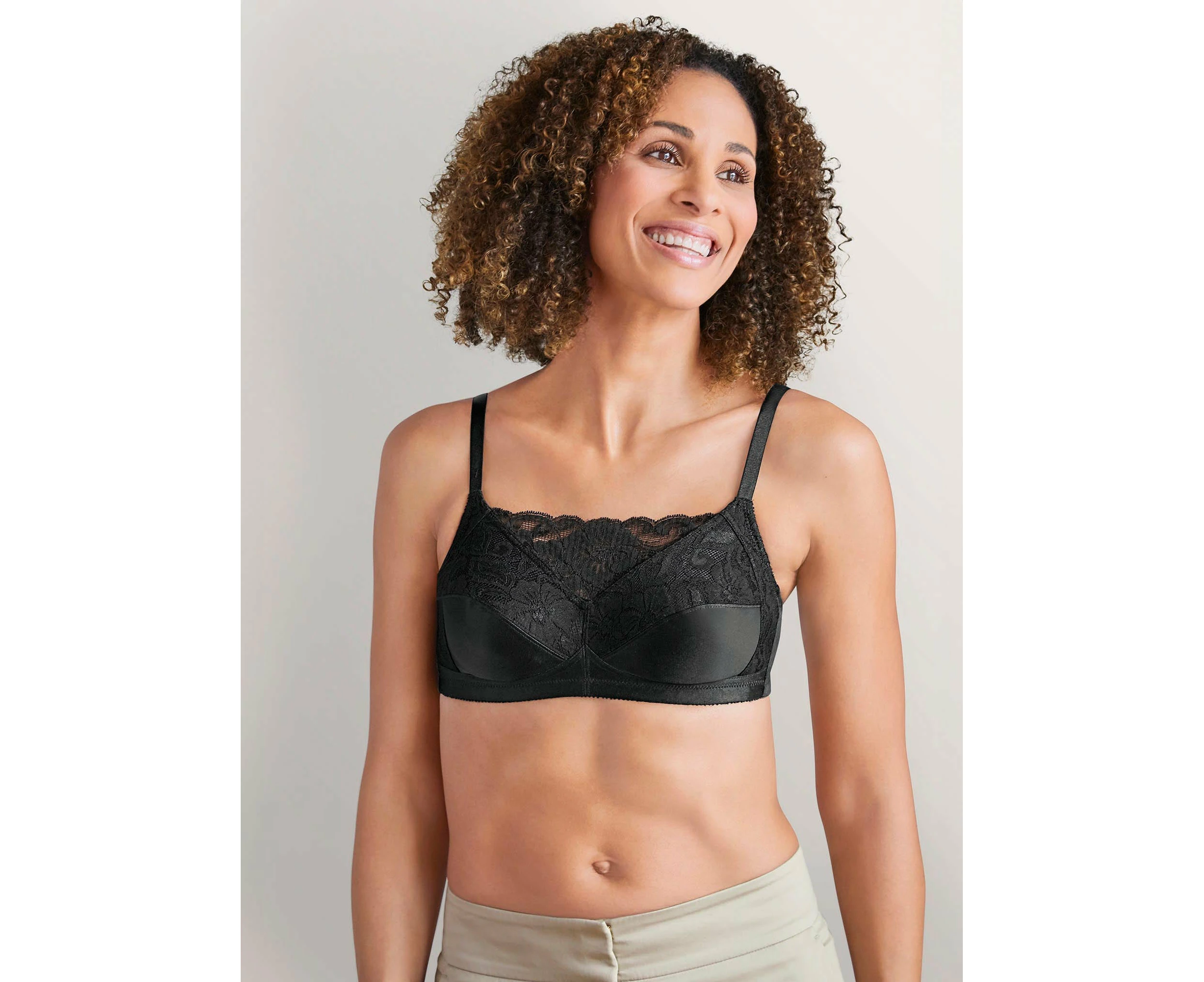 Amoena Isabel Soft Cup Mastectomy Bra Black 2118