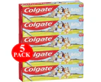 5 x Colgate Kids Toothpaste Junior Bluey 2-5 Years 90g