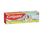 5 x Colgate Kids Toothpaste Junior Bluey 2-5 Years 90g