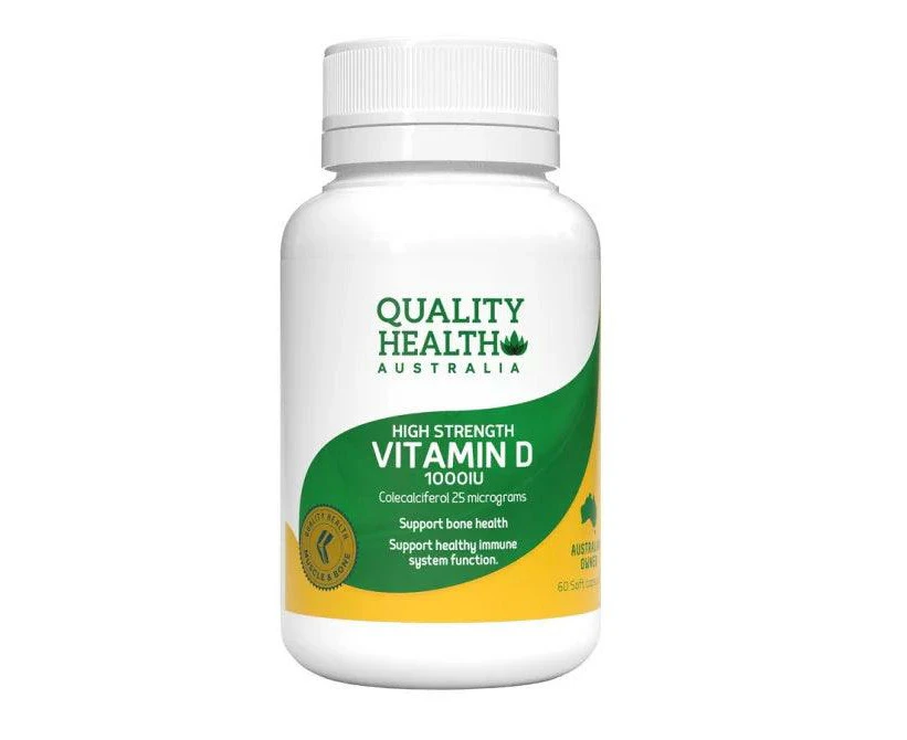 Quality Health Australia Vitamin D 1000IU 60 Capsules