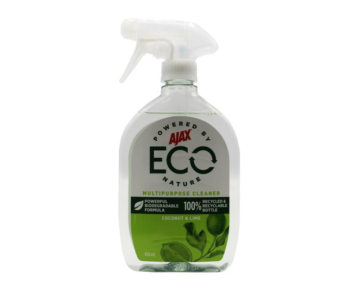 Ajax Eco Nature Multipurpose Cleaner Coconut & Lime Trigger 450mL