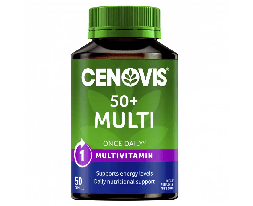 Cenovis Once Daily Multi Vitamins & Minerals 50+ 50 Caps