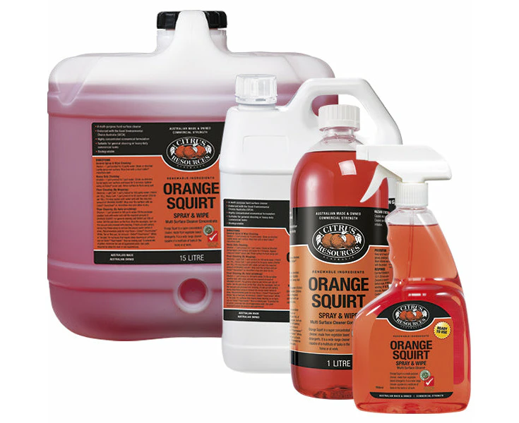 Citrus Resources Orange Squirt Spray and Wipe-15Lt