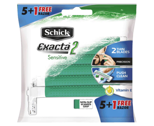 Schick Exacta 2 Disposable Razor Men 5 + 1 pack