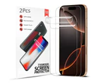 [2 Pack] Hydrogel Screen Protector Film For iPhone 16 Pro Max, Soft TPU Transparent Protective Screen Protector