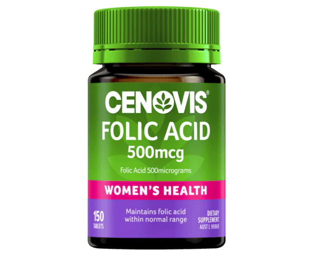 Cenovis Folic Acid 500mcg Tablets 150