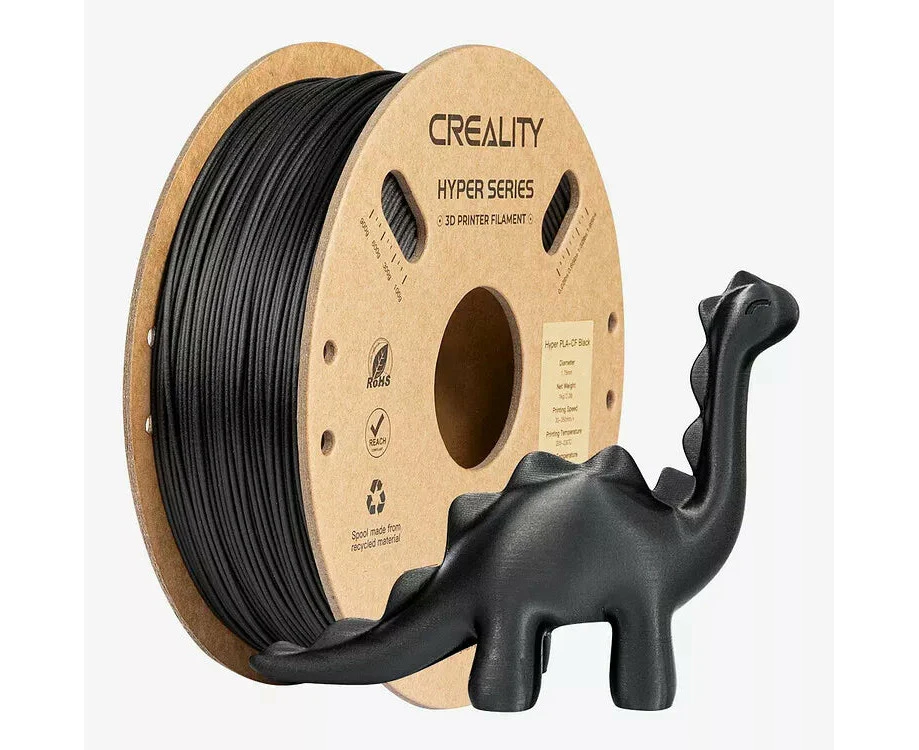 Creality Printer Filament 1kg/2.2lb Spool 1.75mm Hyper PLA Carbon