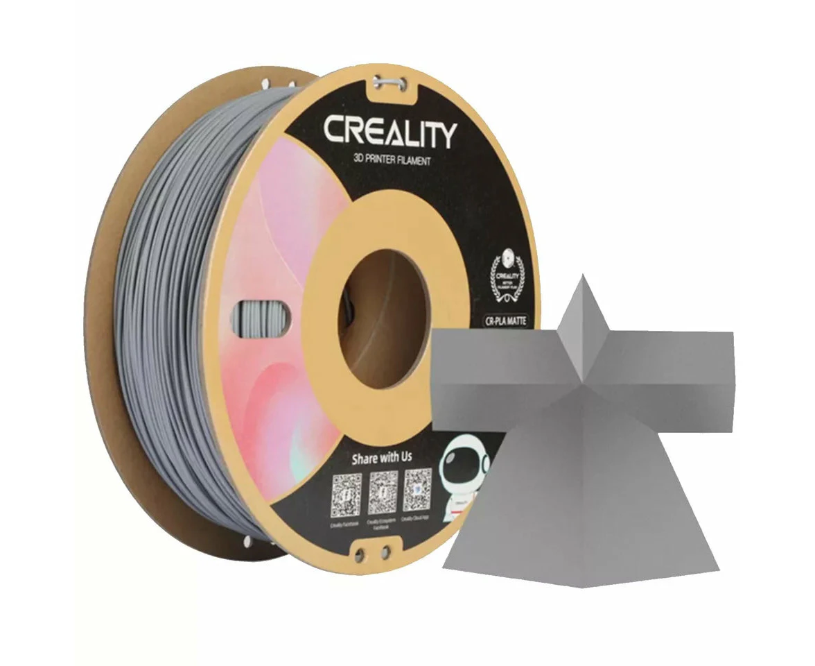 Creality Printer Filament 1kg/2.2lb Spool 1.75mm CR-PLA Matte Grey