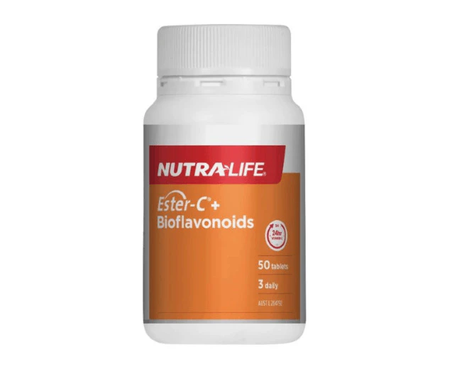 Nutralife Ester C 1000mg + Bioflavonoids 50 Tablets