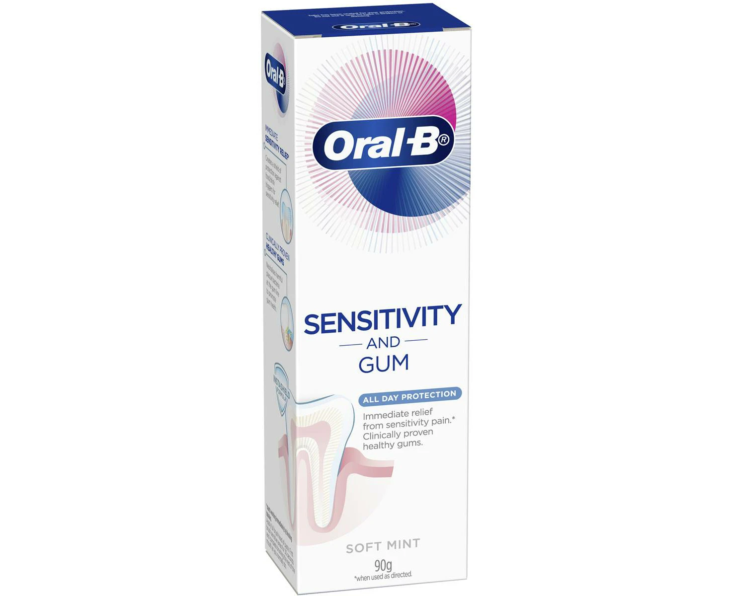 Oral B Sensitivity and Gum All Day Protection Soft Mint Toothpaste 90g