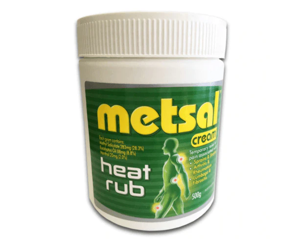 METSAL HEAT RUB CREAM 500G