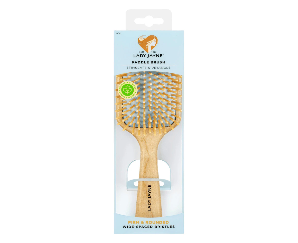 Lady Jayne Paddle Brush Stimulate & Detangle Soothe Wide Spaced Bristles