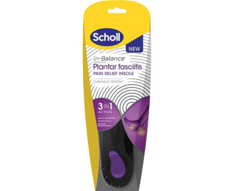 Scholl In Balance Pain Relief Plantar Fasciitis Orthotic Insole Medium