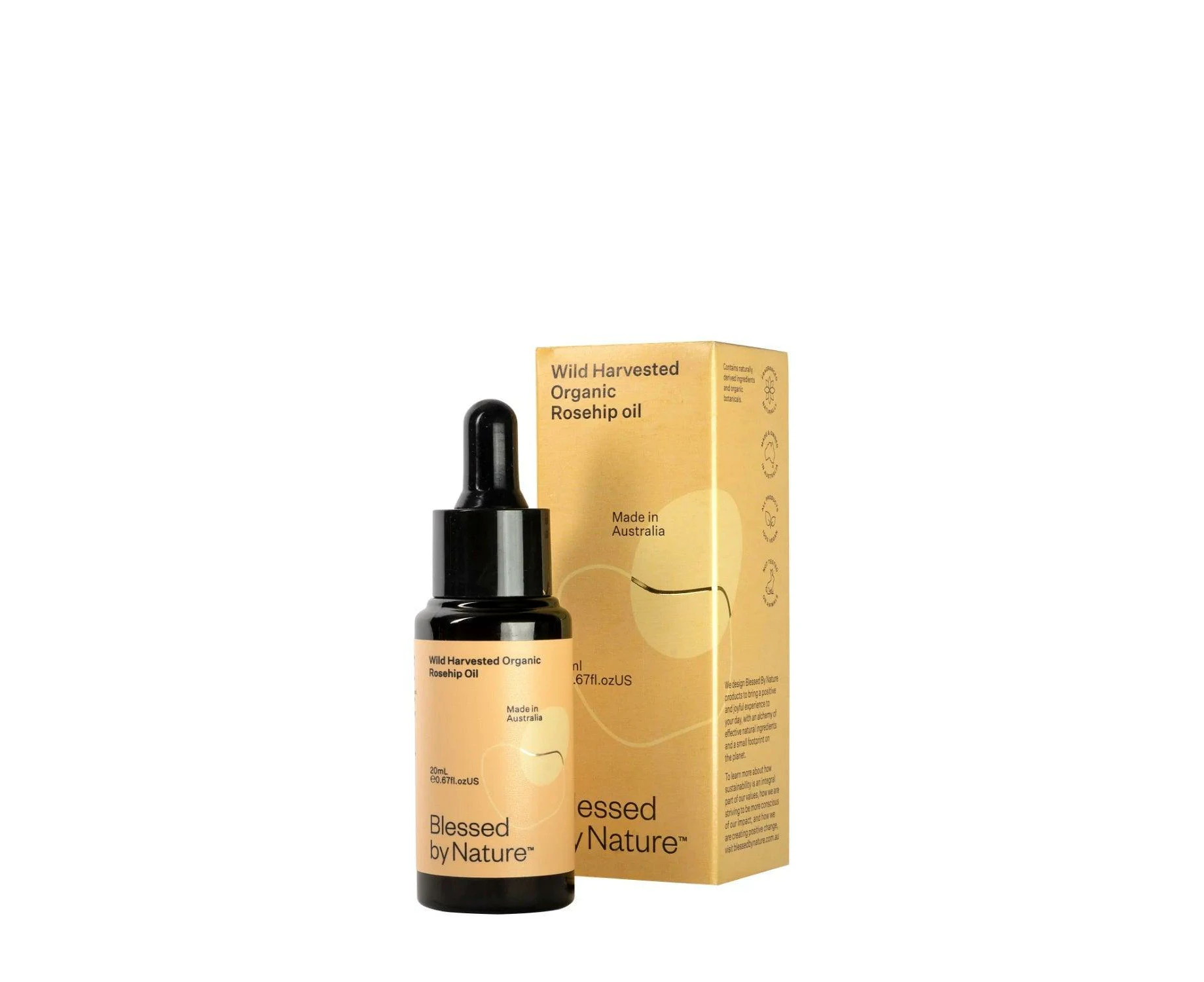 Blessed Wild Harvested Organic Rosehip Oil 20Ml