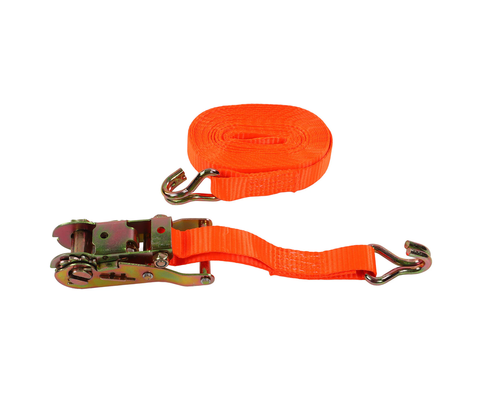 25Mmx6M Ratchet Tie Down Strap Lashing Strap 3307Lb Capacity Securing Straps For Trailer Truck Car