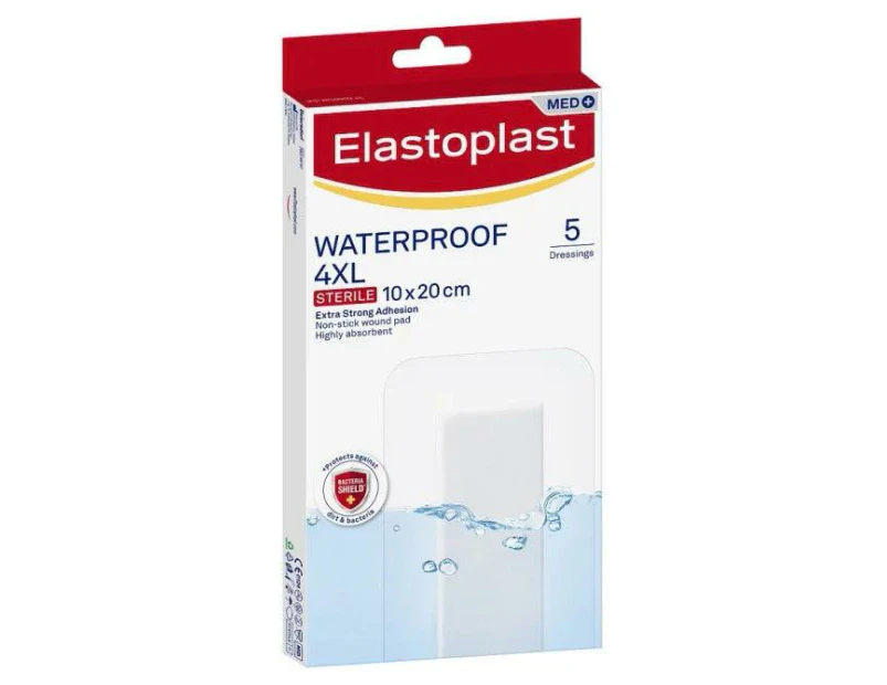 Elastoplast Waterproof 4XL 5 Dressings