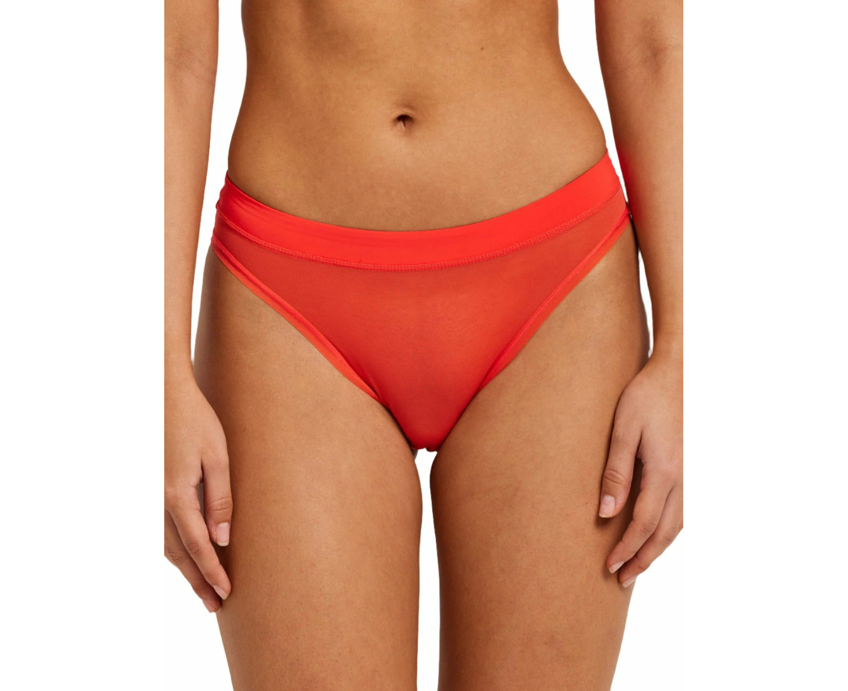 Kayser Be You High Cut Mesh Brief -  Flame