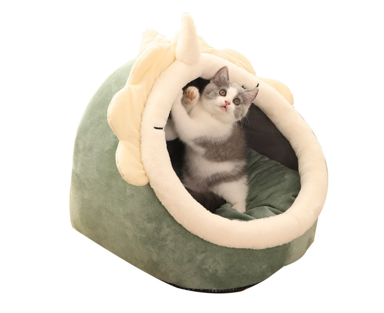 Warm Cozy Pet Bed Non Slip Bottom Cat House Cushion Removable And Washable Pet Sleeping Nest Bed