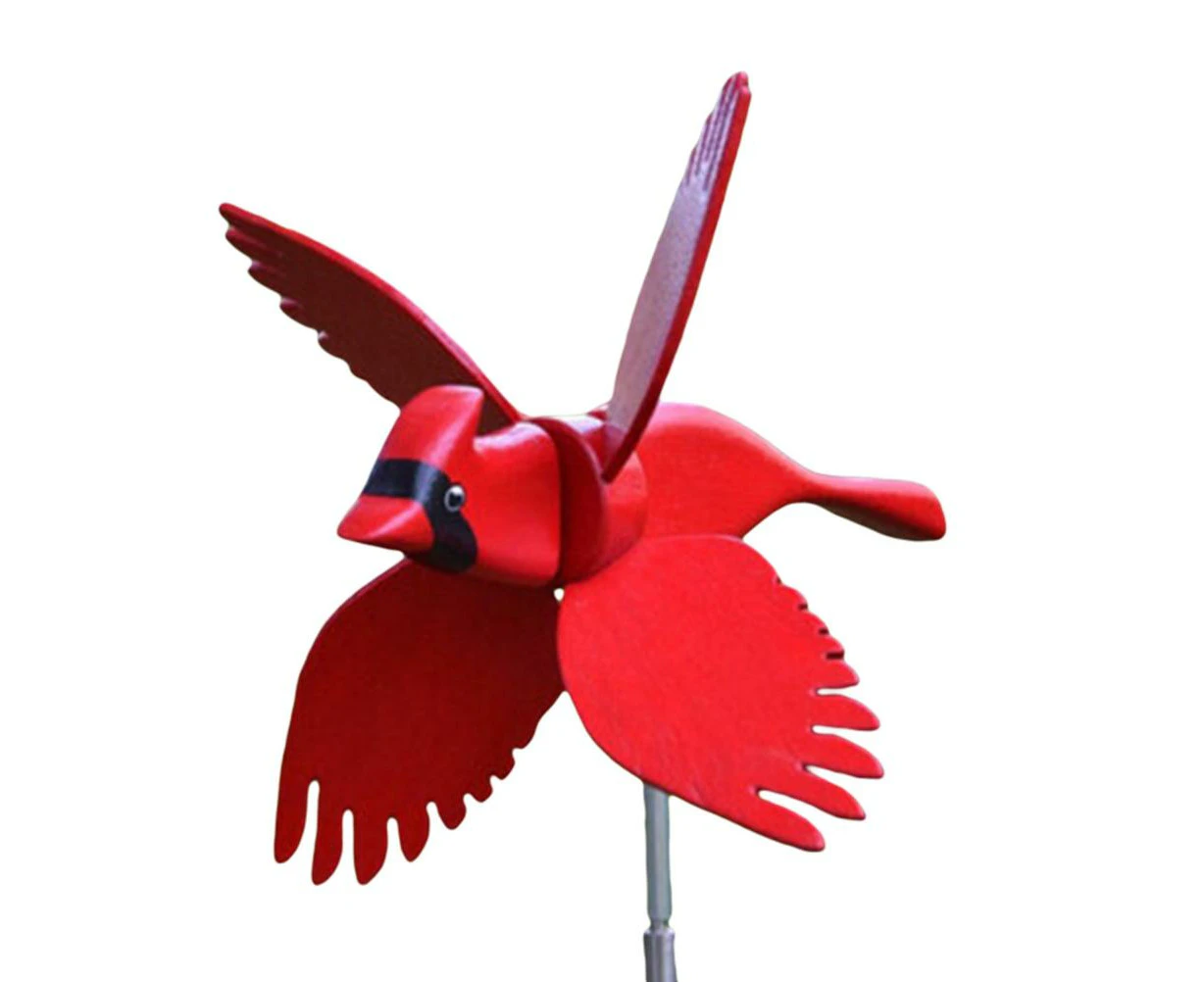 Garden Pinwheels Stakes Outdoor Bird Whirlygig Windmills Gardening Art For Yard Lawn Decorations