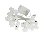 3 Meters 20Pcs Led String Lights Halloween Props Skull Pattern Party Decoration Light