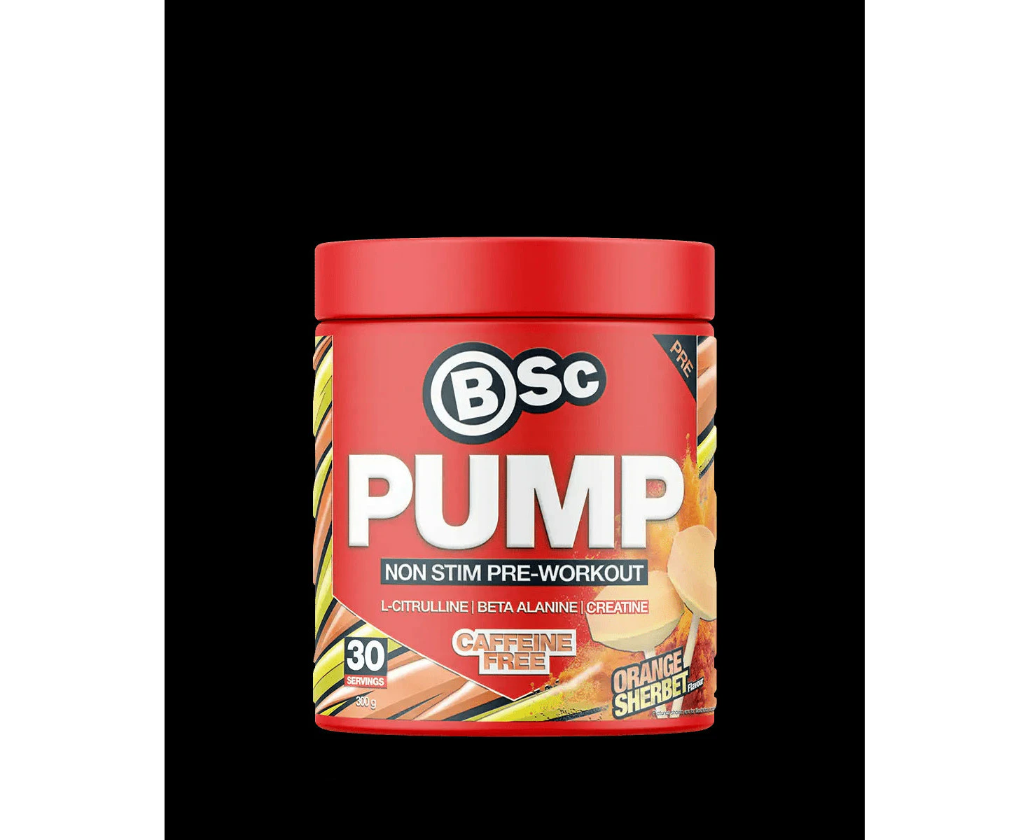 BSc PUMP Non Stim Pre-Workout By Bodyscience - Orange Sherbert