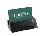 Marble Business Card Holder 4" Handmade Card Holder For Office Desk - Perfect For ID Card Holder & Credit Card Holder - Desk Organizer, Small Business S...