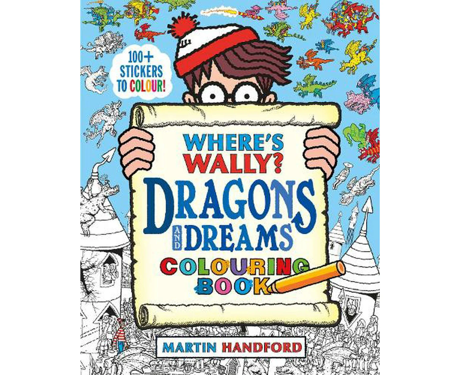 Where's Wally? Dragons and Dreams Colouring Book