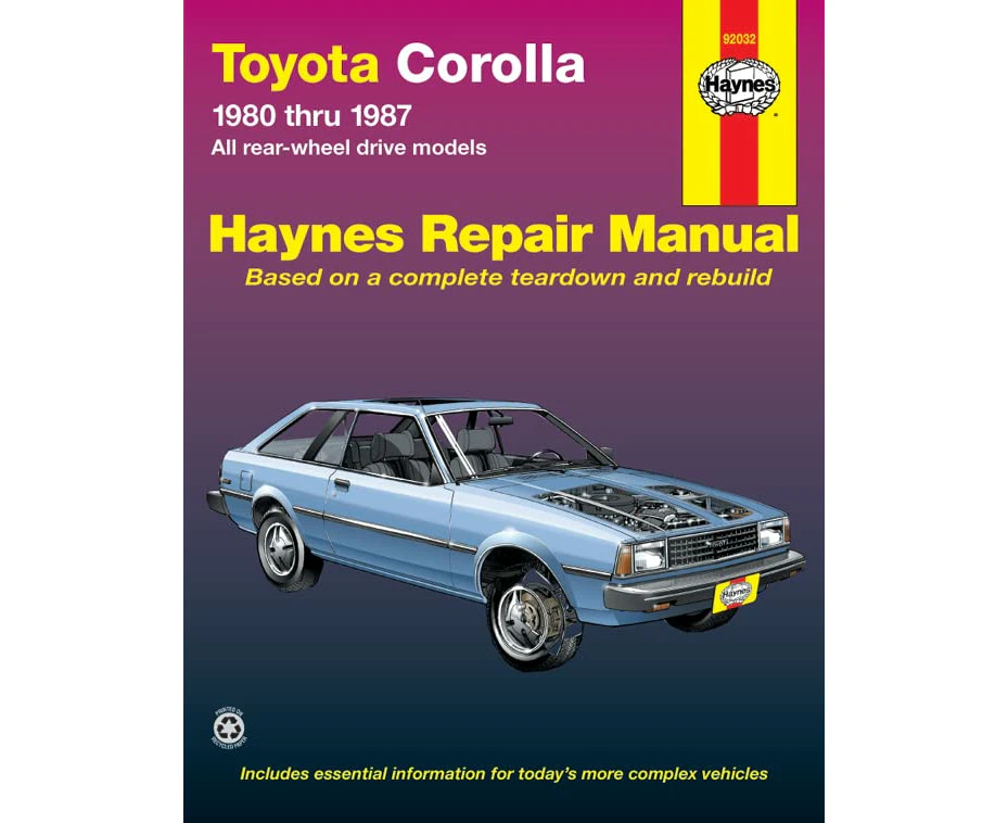 Toyota Corolla (rwd) '80'87 (Haynes Repair Manuals)